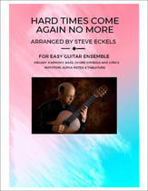 Hard Times Come Again No More Guitar and Fretted sheet music cover